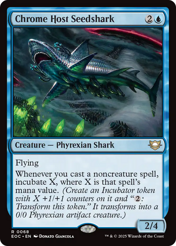 Chrome Host Seedshark [Edge of Eternities Commander] | Odin's Place
