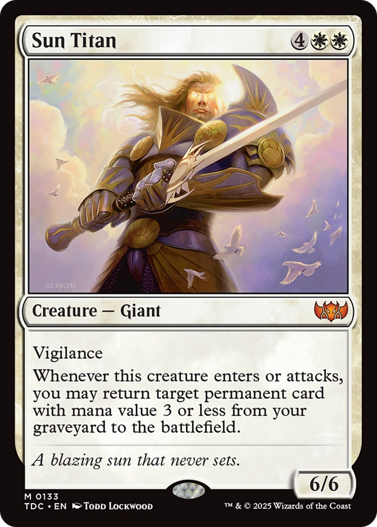 Sun Titan [Tarkir: Dragonstorm Commander] | Odin's Place