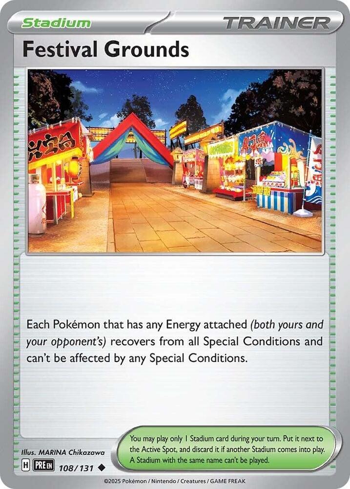 Festival Grounds (108/131) [Scarlet & Violet: Prismatic Evolutions] | Odin's Place