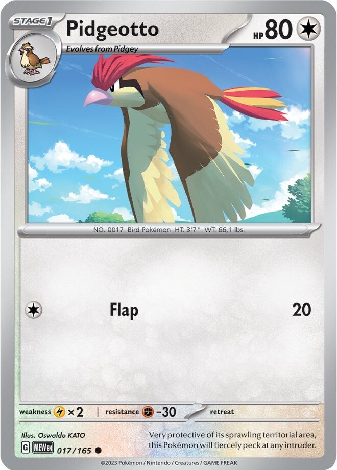 Pidgeotto (017/165) [Scarlet & Violet 151] | Odin's Place