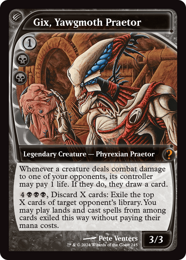 Gix, Yawgmoth Praetor (Future Sight) [Mystery Booster 2] | Odin's Place