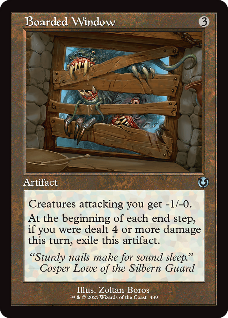Boarded Window (Retro Frame) [Innistrad Remastered] | Odin's Place