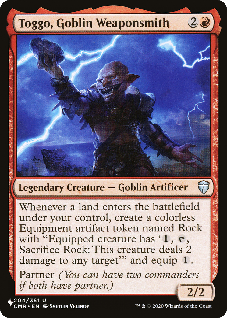 Toggo, Goblin Weaponsmith [The List] | Odin's Place