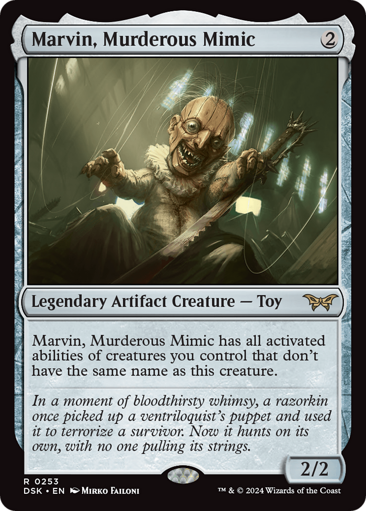 Marvin, Murderous Mimic [Duskmourn: House of Horror] | Odin's Place