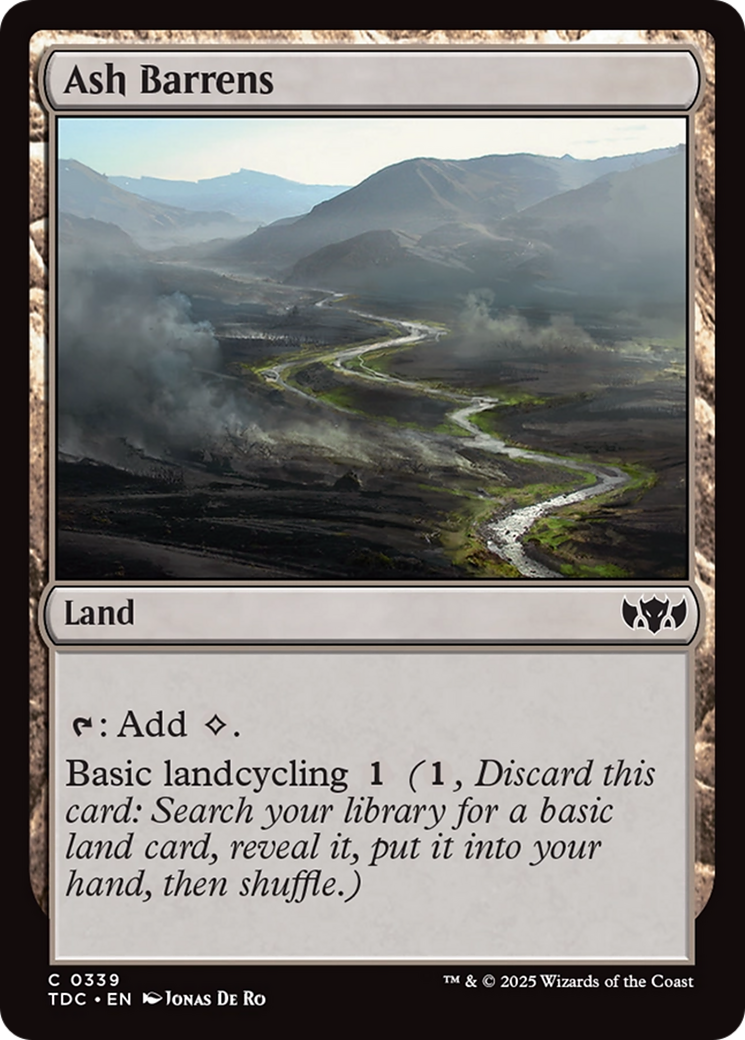 Ash Barrens [Tarkir: Dragonstorm Commander] | Odin's Place