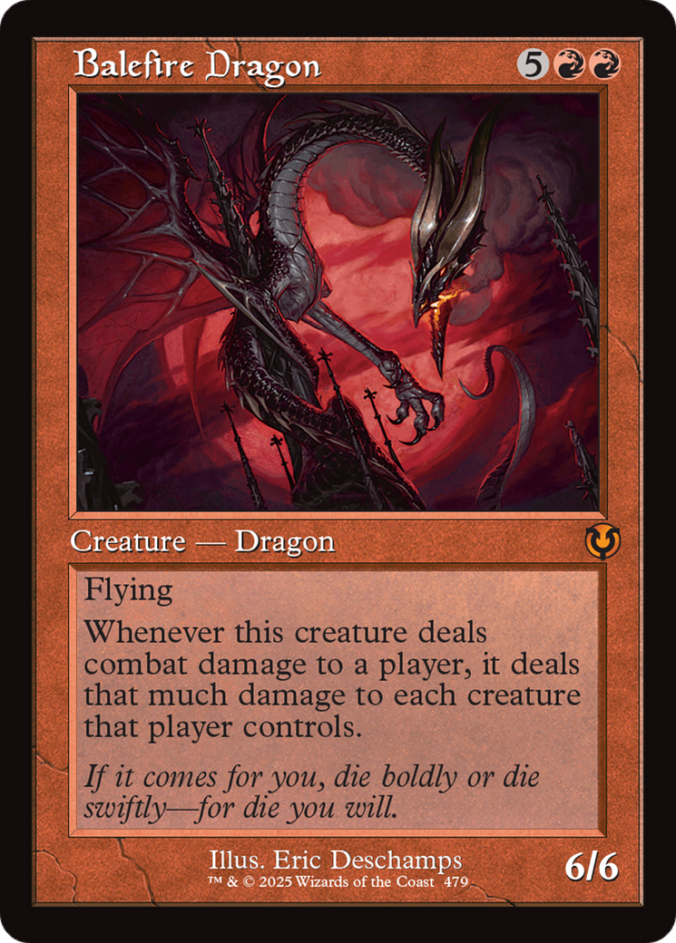 Balefire Dragon (Retro Frame) [Innistrad Remastered] | Odin's Place