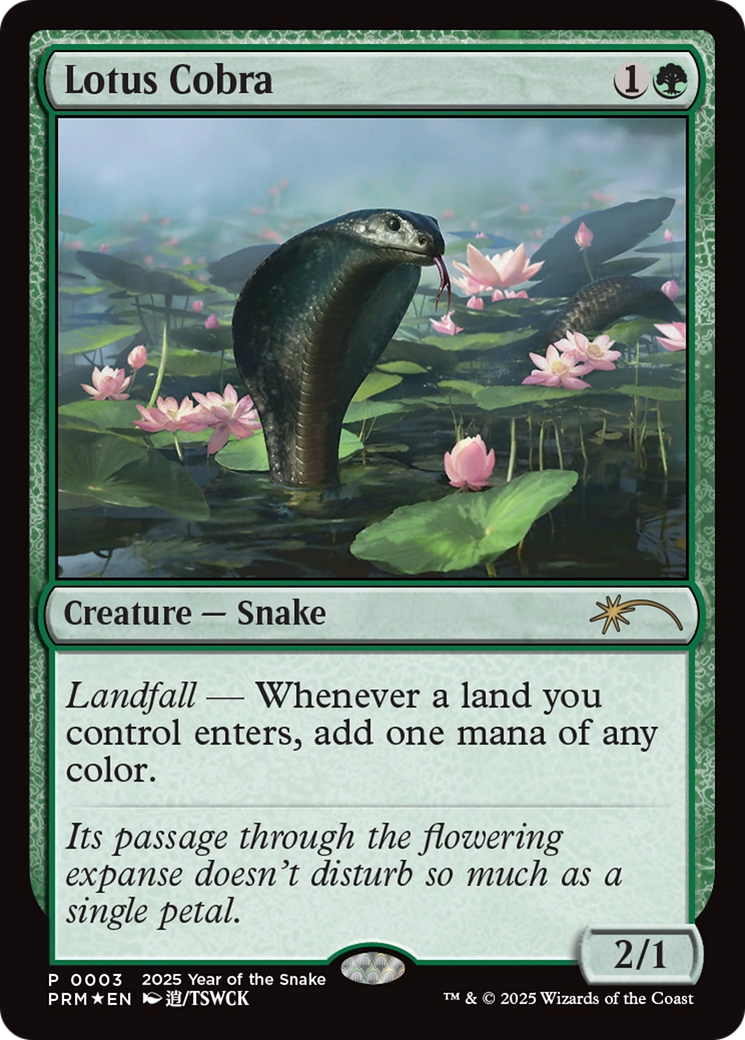 Lotus Cobra (Year of the Snake 2025) [Standard Showdown Promos] | Odin's Place
