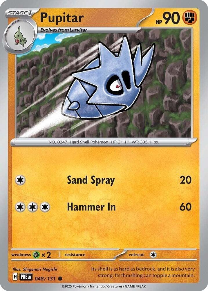 Pupitar (048/131) [Scarlet & Violet: Prismatic Evolutions] | Odin's Place
