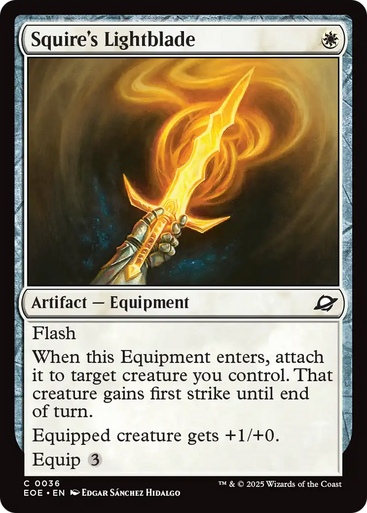 Squire's Lightblade [Edge of Eternities] | Odin's Place