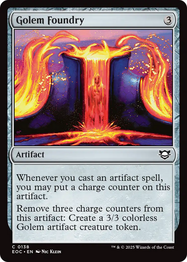 Golem Foundry [Edge of Eternities Commander] | Odin's Place