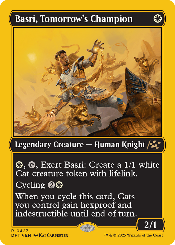 Basri, Tomorrow's Champion (First-Place Foil) [Aetherdrift] | Odin's Place