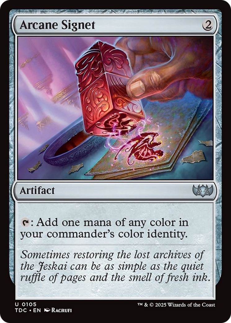 Arcane Signet [Tarkir: Dragonstorm Commander] | Odin's Place