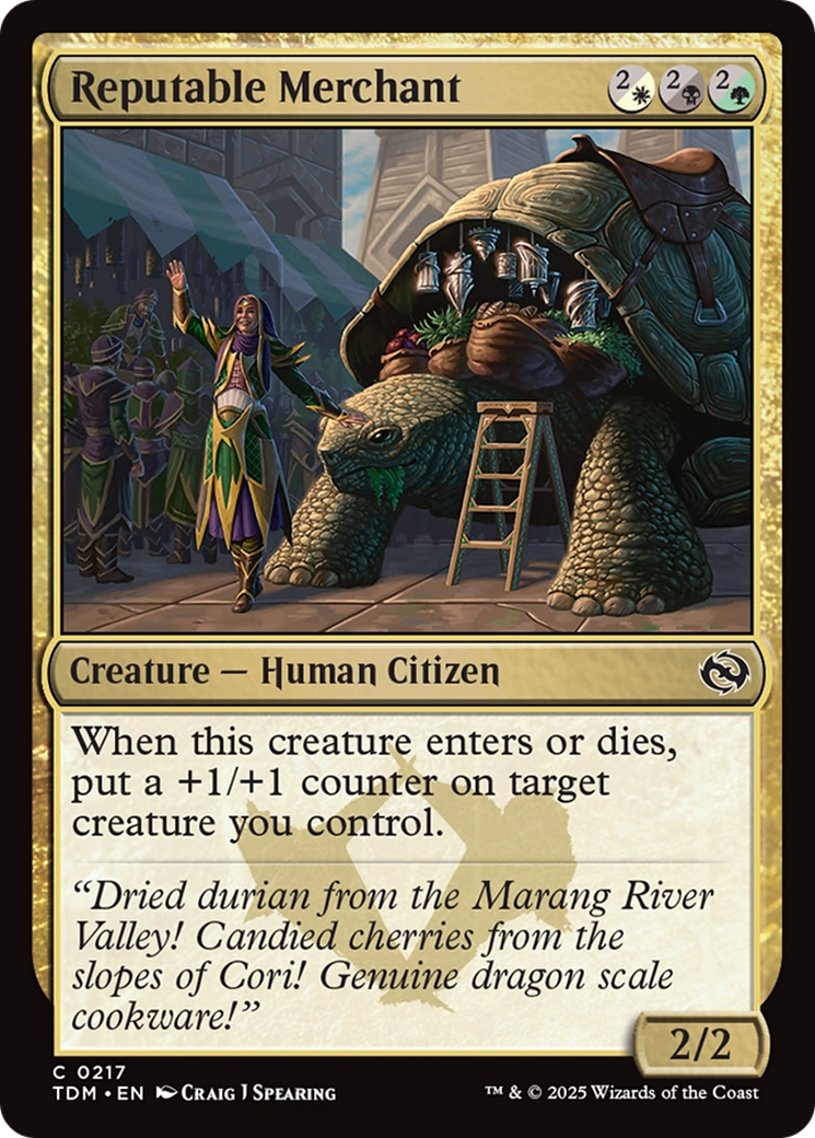 Reputable Merchant [Tarkir: Dragonstorm] | Odin's Place