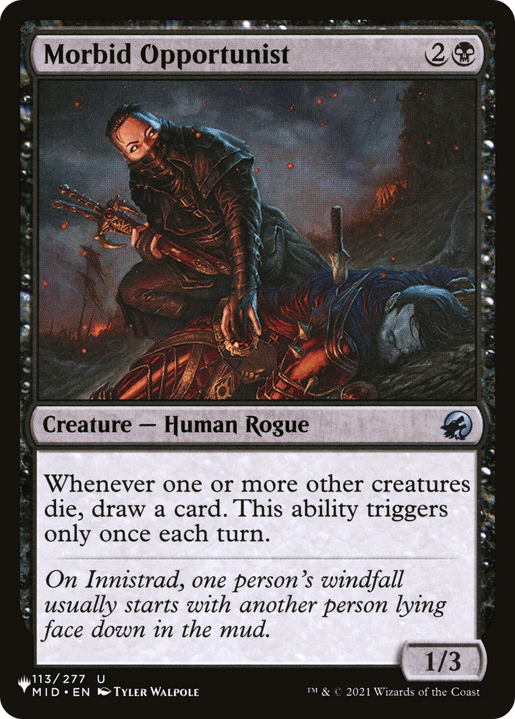 Morbid Opportunist [The List] | Odin's Place