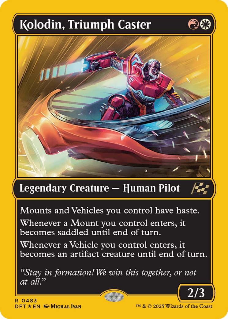 Kolodin, Triumph Caster (First-Place Foil) [Aetherdrift] | Odin's Place