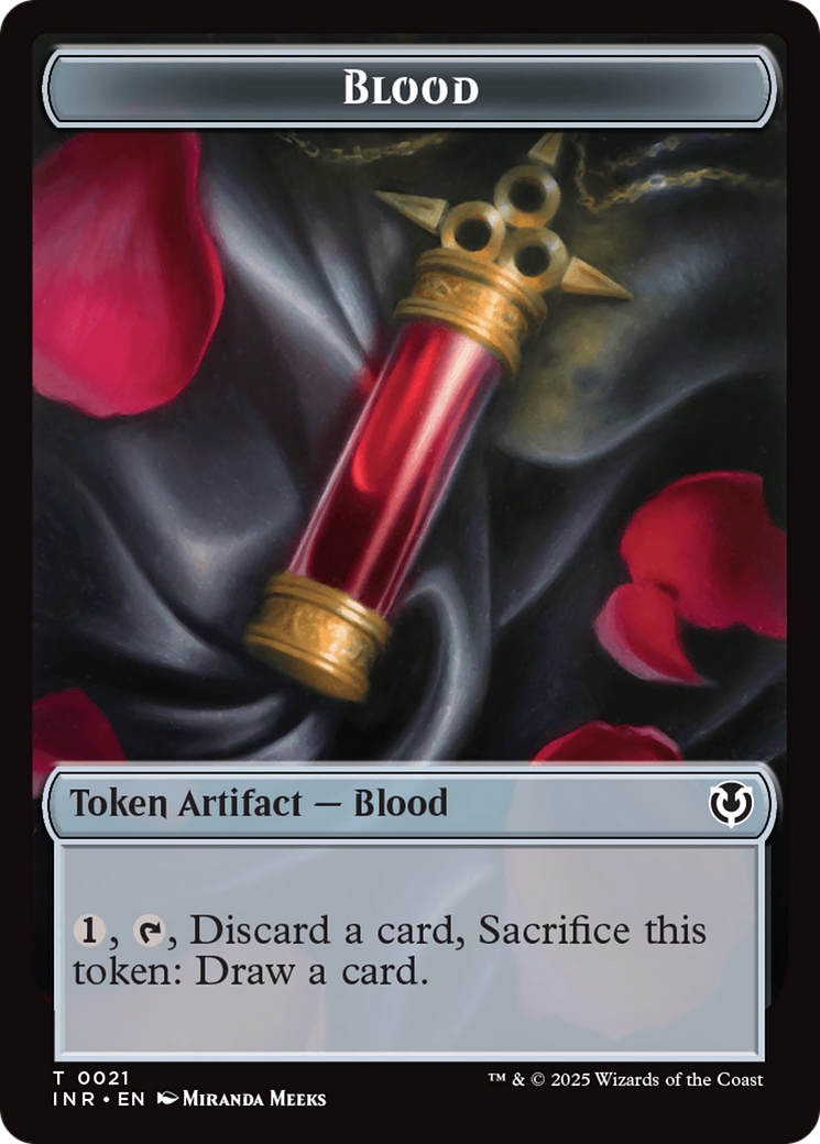 Zombie (0010) // Blood Double-Sided Token [Innistrad Remastered Tokens] | Odin's Place