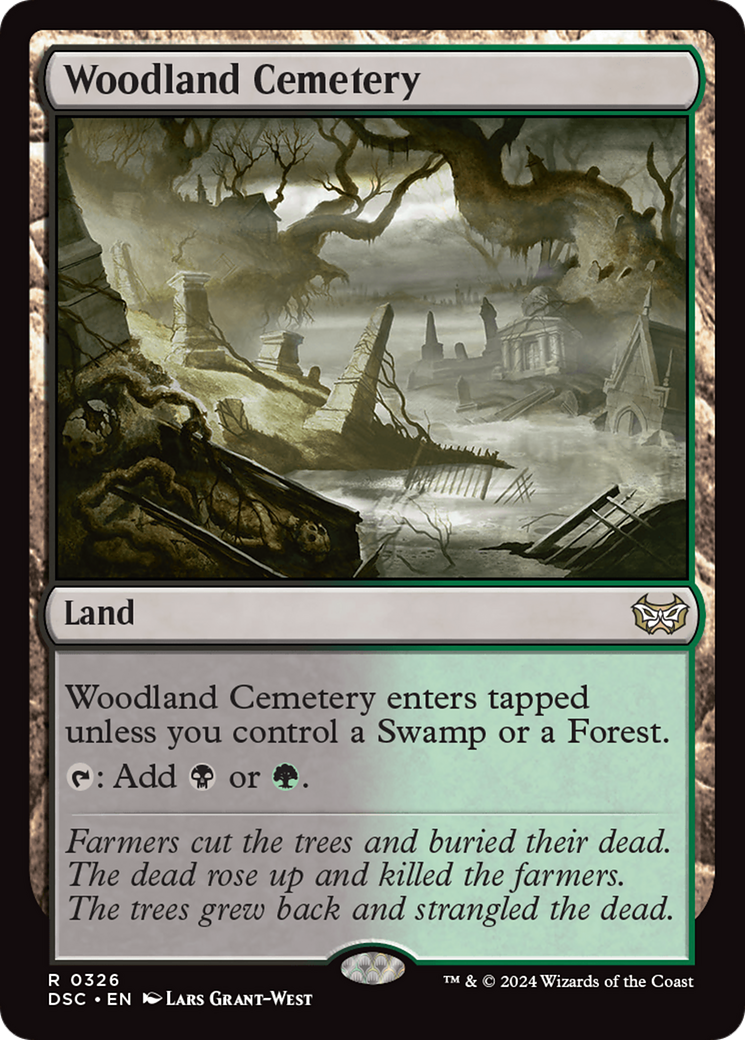 Woodland Cemetery [Duskmourn: House of Horror Commander] | Odin's Place