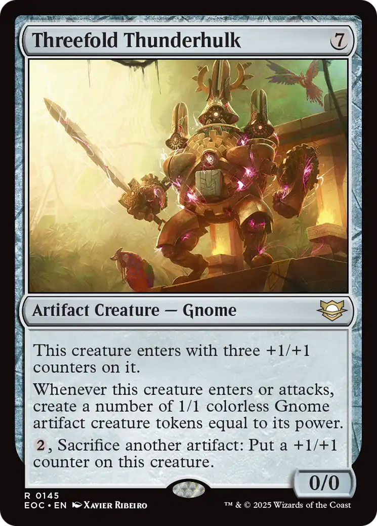 Threefold Thunderhulk [Edge of Eternities Commander] | Odin's Place