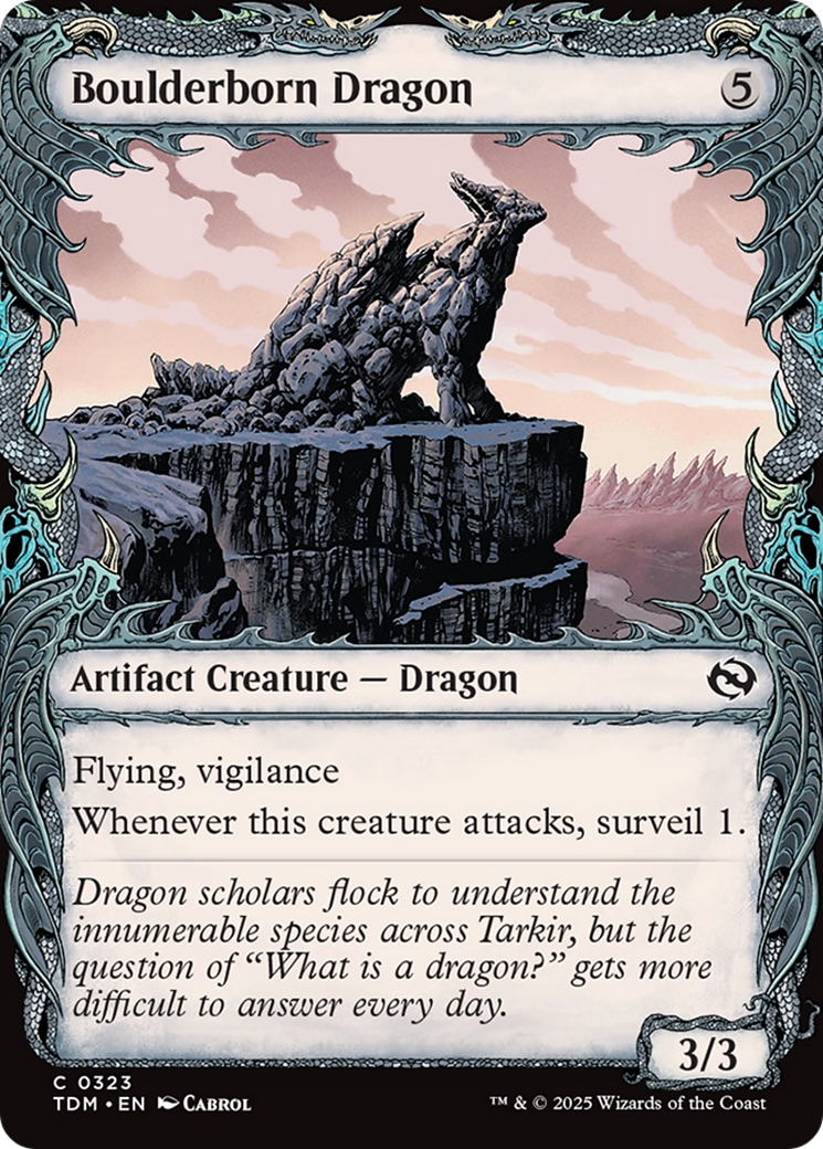 Boulderborn Dragon (Showcase) [Tarkir: Dragonstorm] | Odin's Place