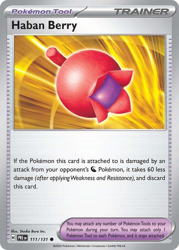 Haban Berry (111/131) [Scarlet & Violet: Prismatic Evolutions] | Odin's Place
