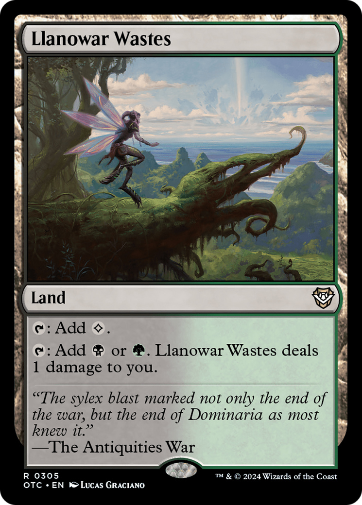 Llanowar Wastes [Outlaws of Thunder Junction Commander] | Odin's Place