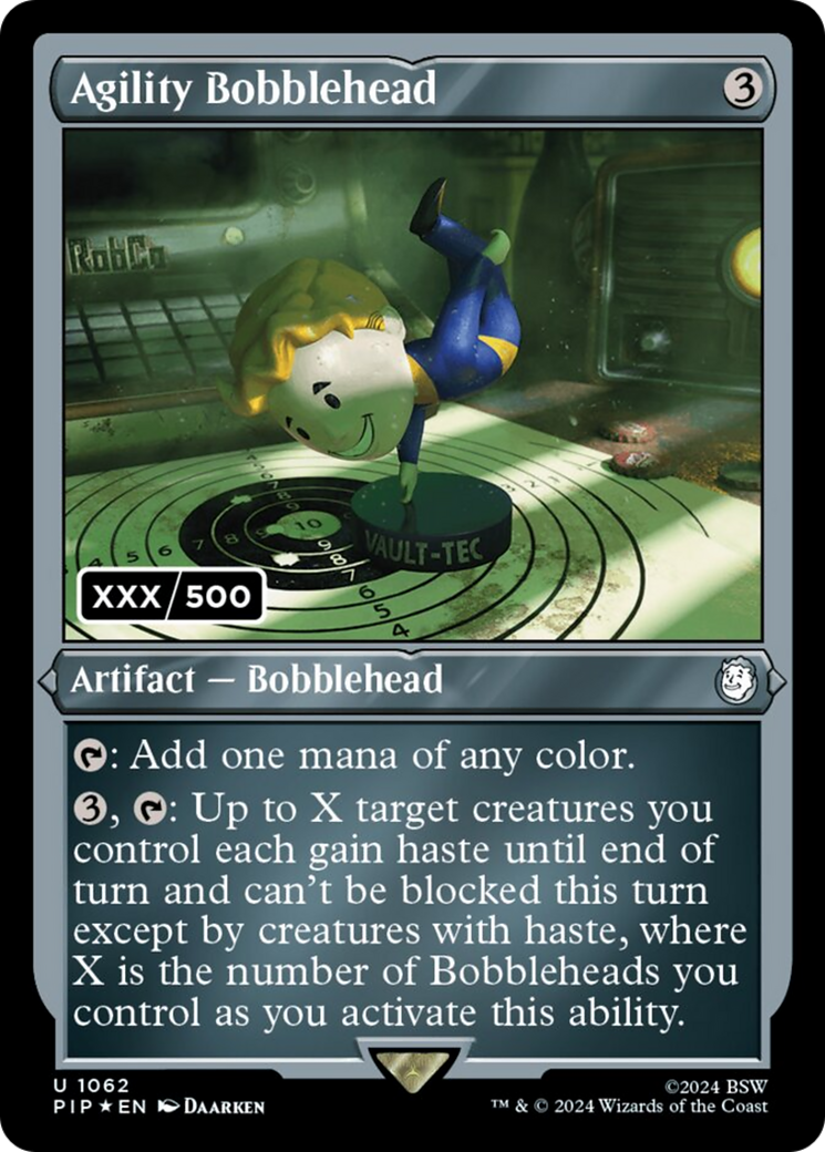 Agility Bobblehead (Serial Numbered) [Fallout] | Odin's Place