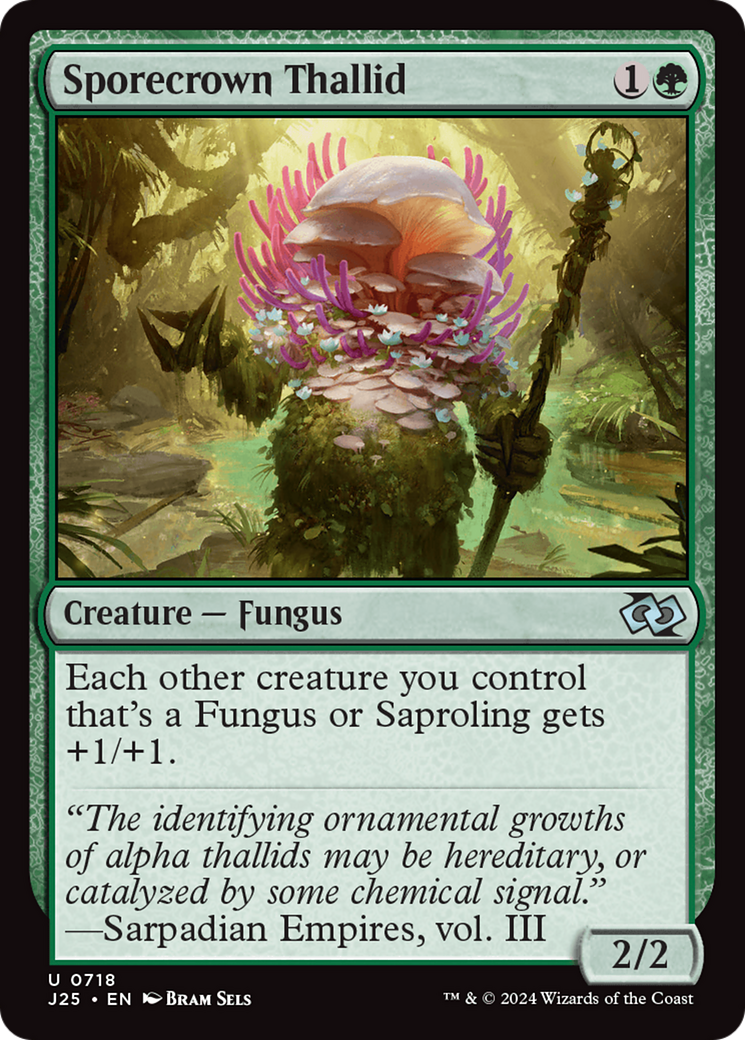 Sporecrown Thallid [Foundations Jumpstart] | Odin's Place