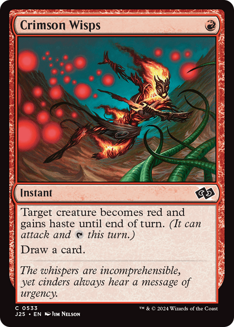 Crimson Wisps [Foundations Jumpstart] | Odin's Place