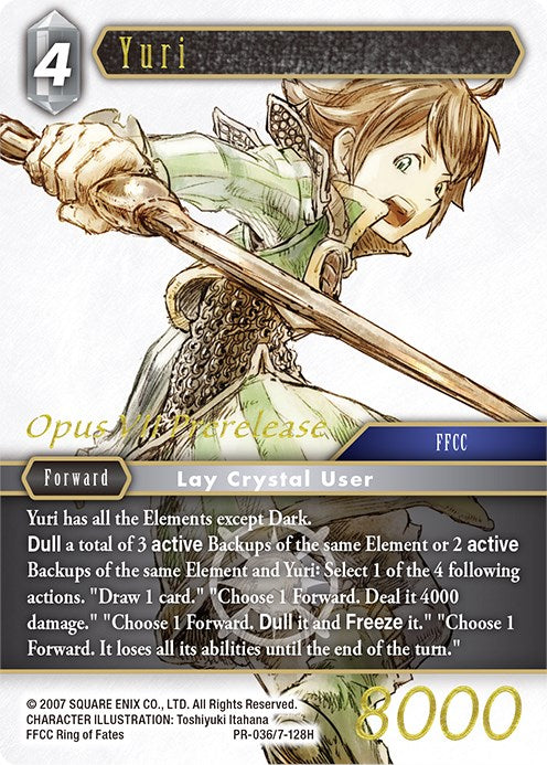 Yuri [Opus VII Promo Cards] | Odin's Place