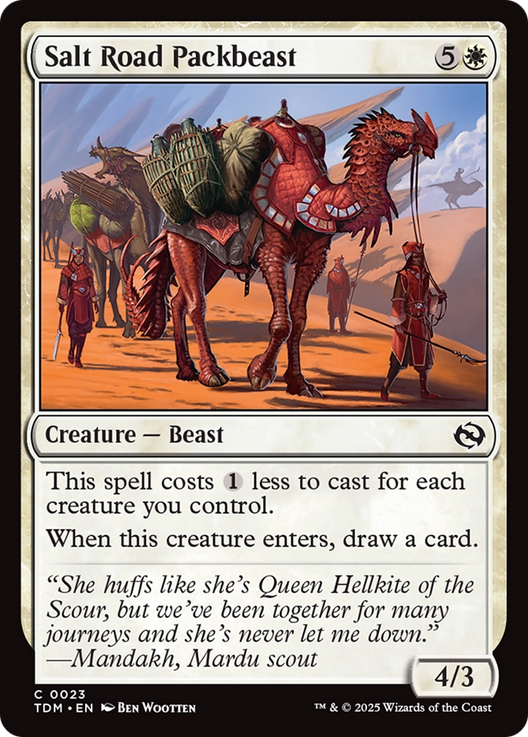 Salt Road Packbeast [Tarkir: Dragonstorm] | Odin's Place