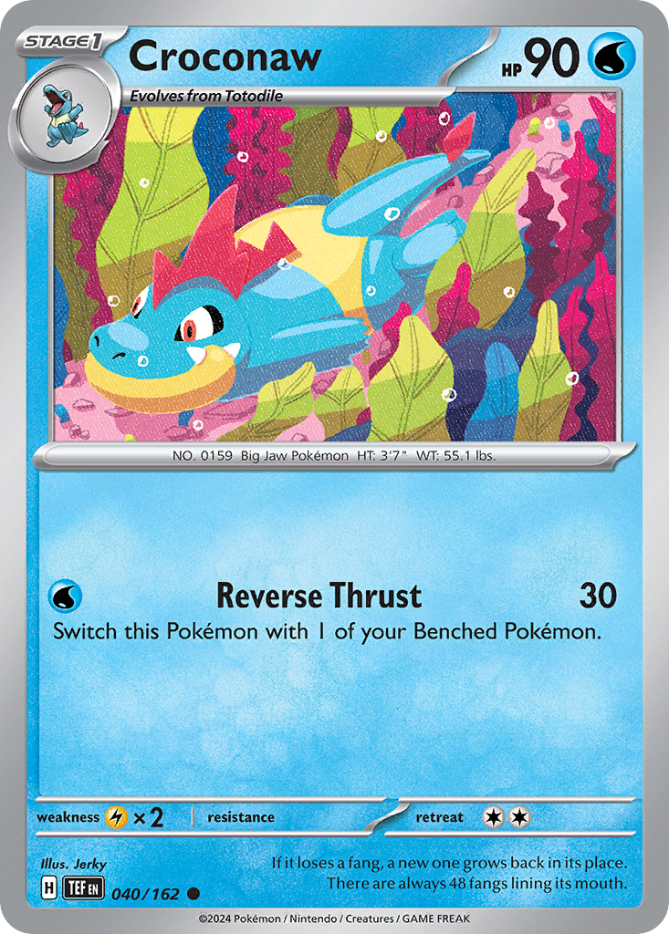 Croconaw (040/162) [Scarlet & Violet: Temporal Forces] | Odin's Place
