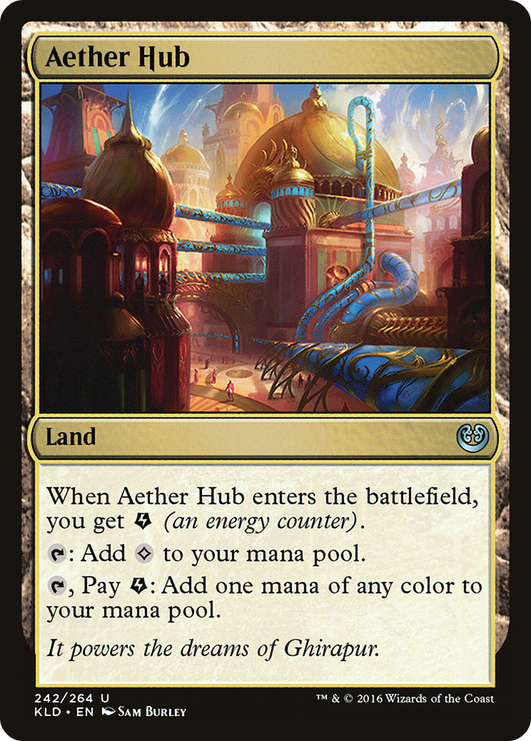 Aether Hub (Ripple Foil) [Modern Horizons 3 Commander] | Odin's Place