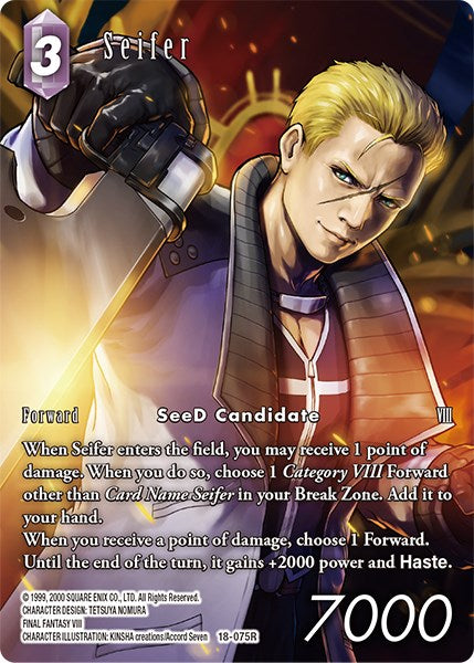 Seifer (Full Art) [Resurgence of Power] | Odin's Place
