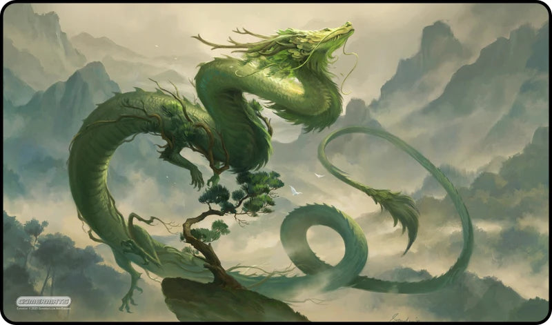Gamer Mats Sacred Forest Spirit Stitched Playmat | Odin's Place