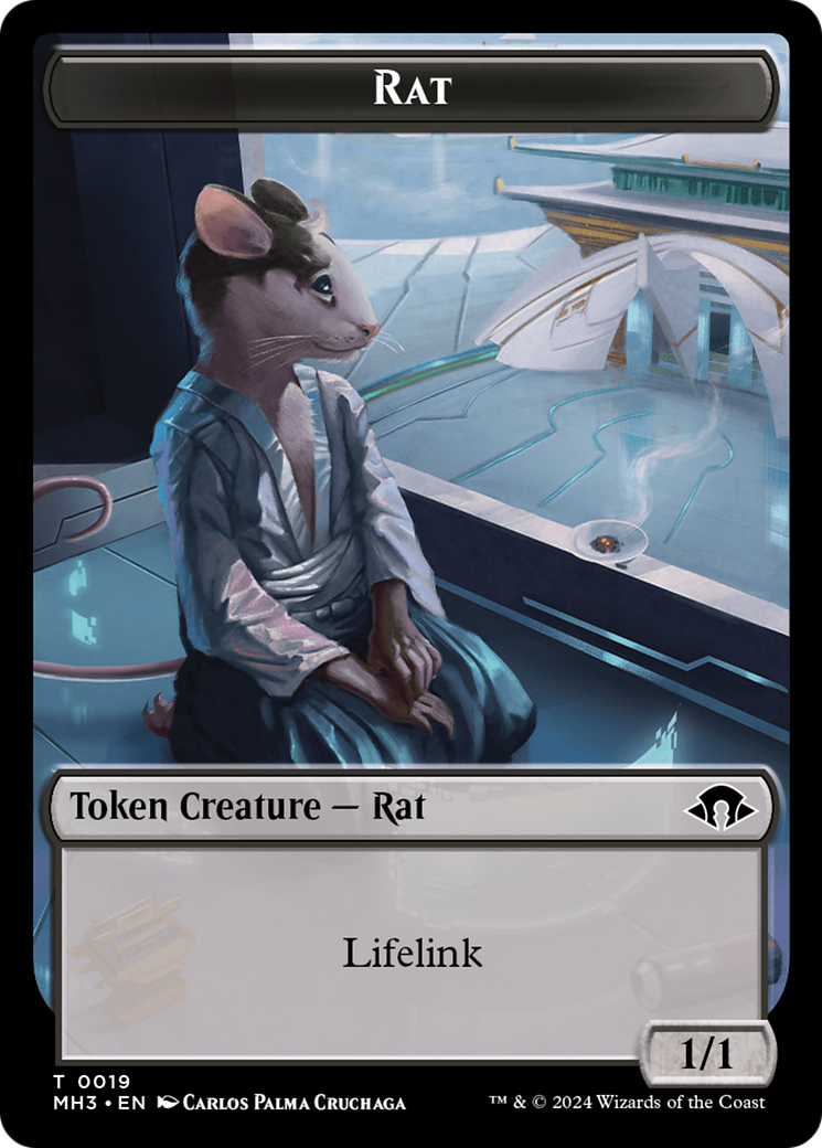 Phyrexian Germ // Rat Double-Sided Token [Modern Horizons 3 Tokens] | Odin's Place