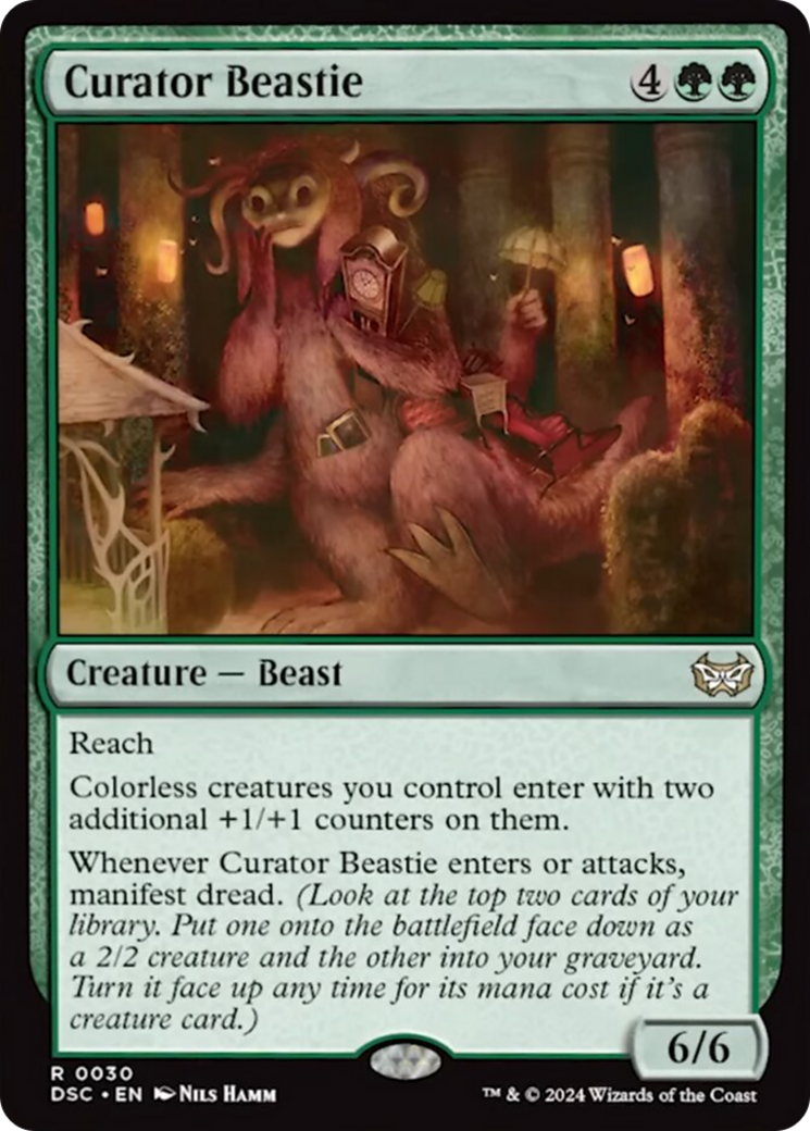 Curator Beastie [Duskmourn: House of Horror Commander] | Odin's Place