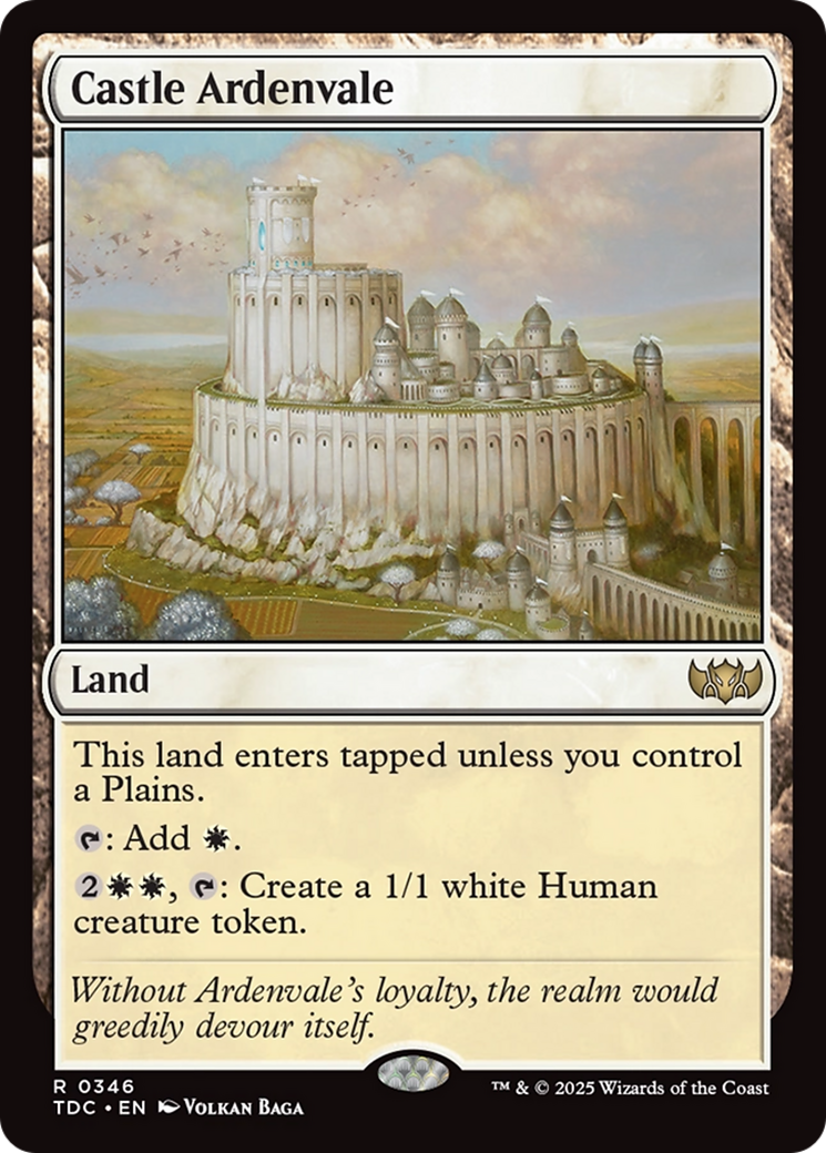 Castle Ardenvale [Tarkir: Dragonstorm Commander] | Odin's Place