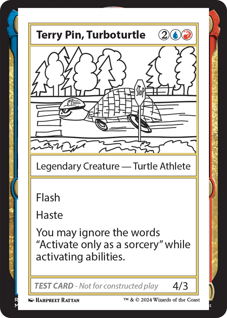 Terry Pin, Turboturtle [Mystery Booster 2 Playtest Cards] | Odin's Place