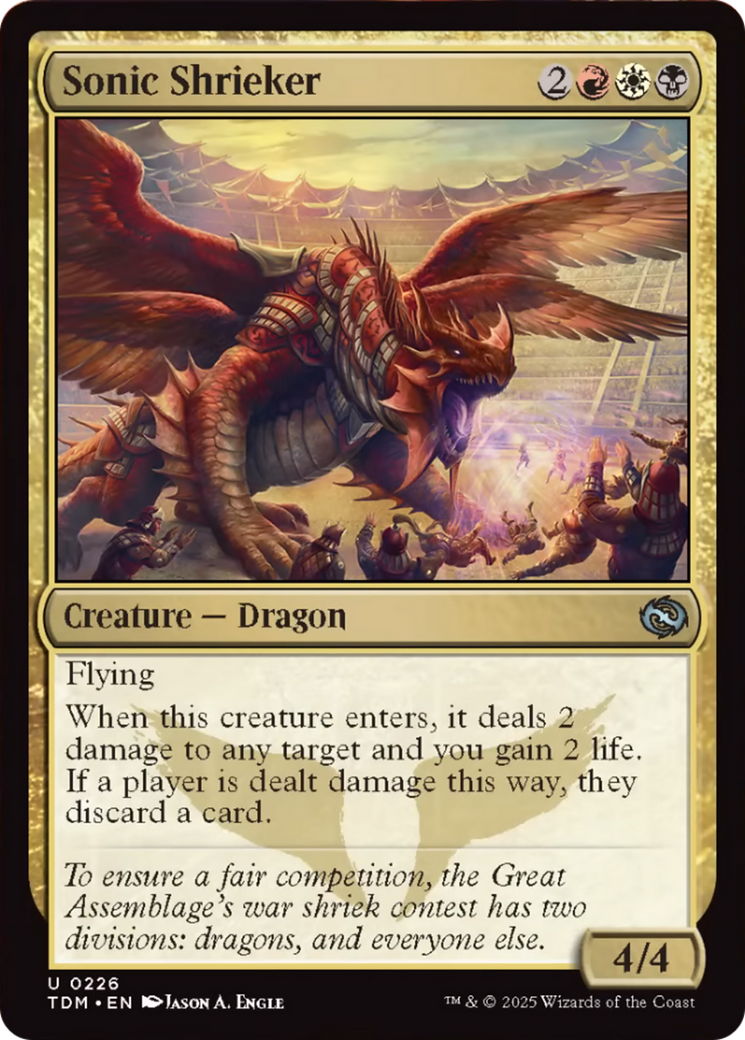 Sonic Shrieker [Tarkir: Dragonstorm] | Odin's Place