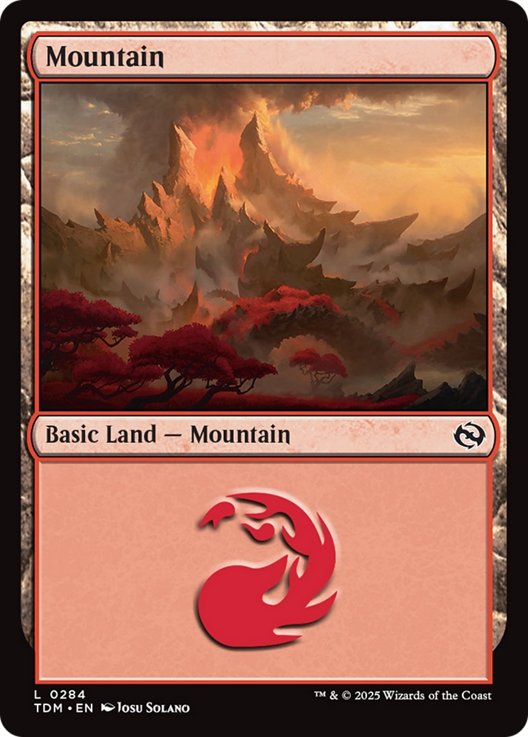 Mountain (0284) [Tarkir: Dragonstorm] | Odin's Place