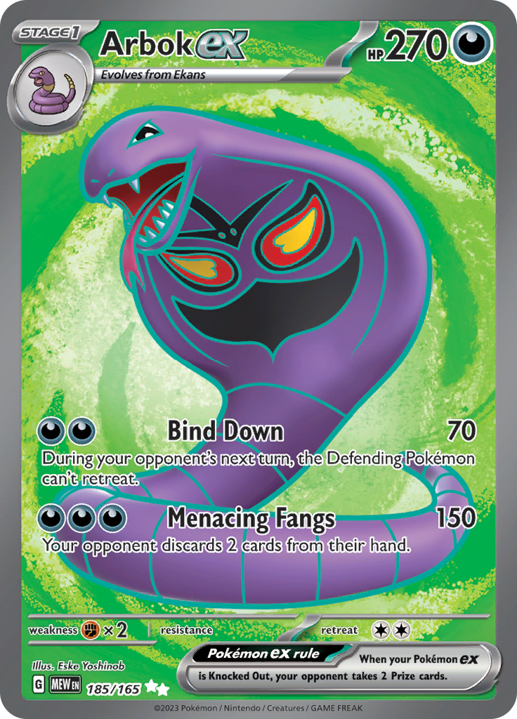 Arbok ex (185/165) [Scarlet & Violet 151] | Odin's Place