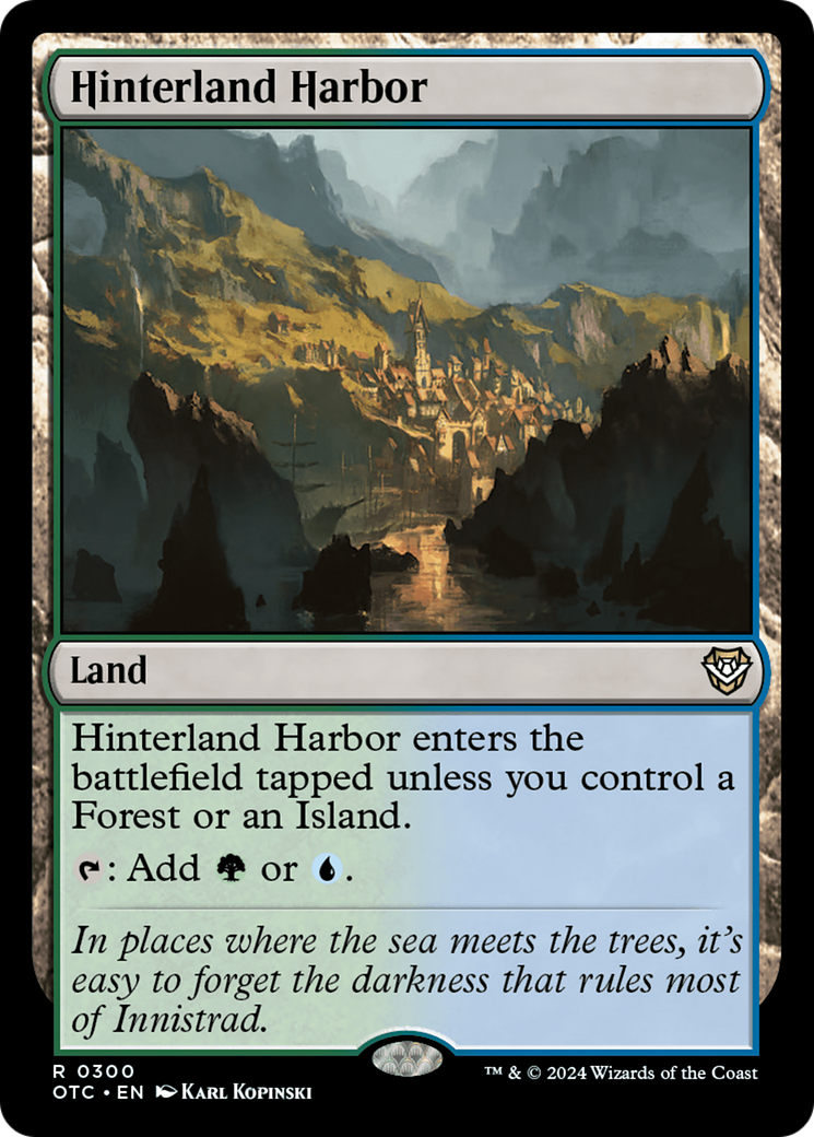 Hinterland Harbor [Outlaws of Thunder Junction Commander] | Odin's Place