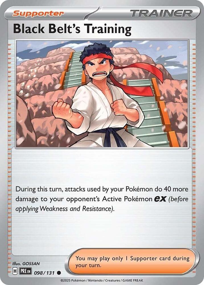 Black Belt's Training (098/131) [Scarlet & Violet: Prismatic Evolutions] | Odin's Place
