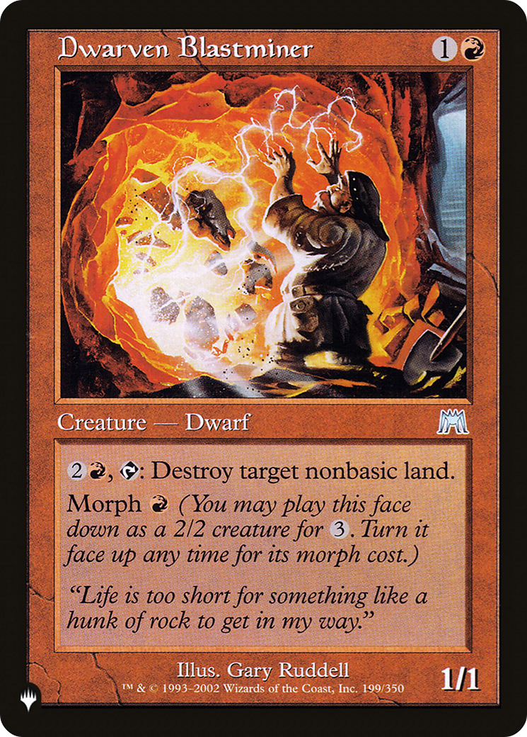 Dwarven Blastminer [The List] | Odin's Place