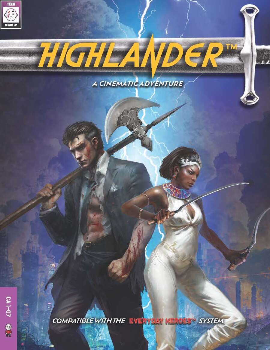 DNR - Everyday Heroes RPG: Highlander Cinematic Adventure | Odin's Place