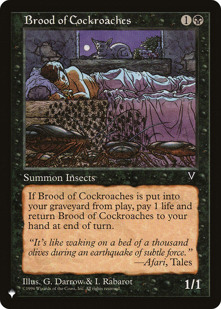 Brood of Cockroaches [The List] | Odin's Place