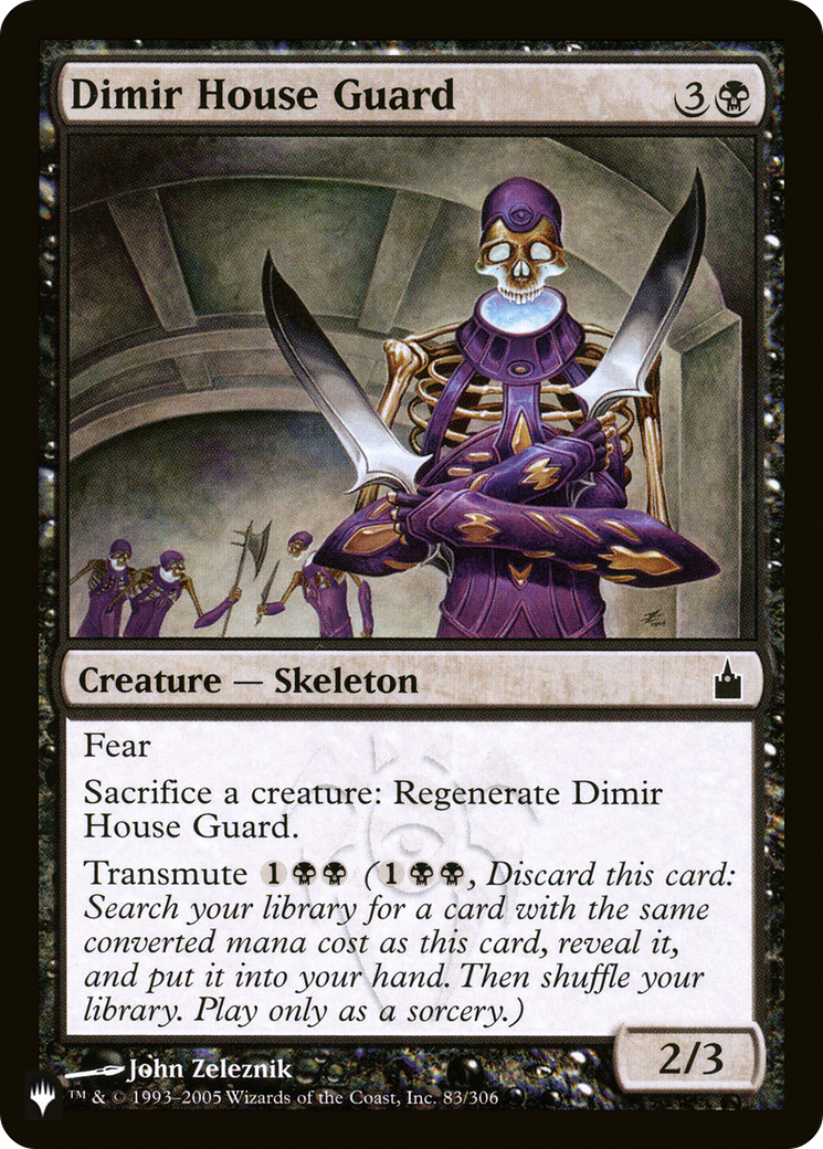 Dimir House Guard [The List] | Odin's Place