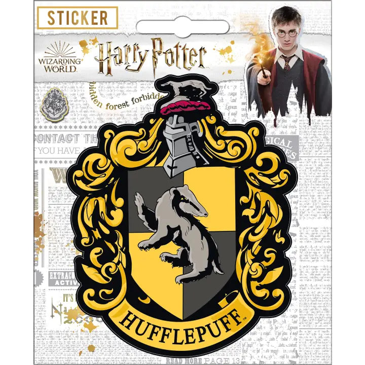 Harry Potter Hufflepuff Crest Sticker | Odin's Place