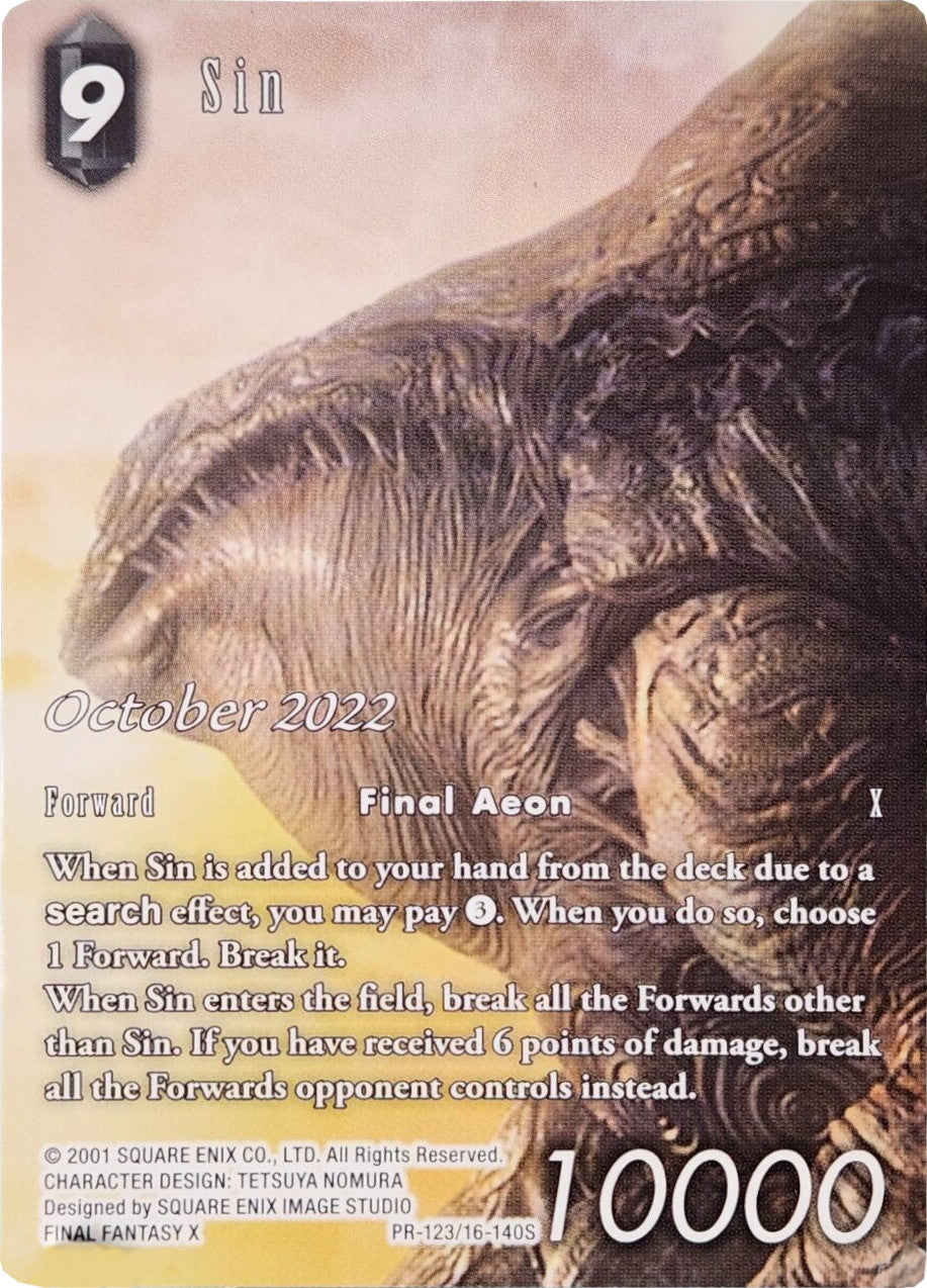 Sin (October 2022) [Promo Cards] | Odin's Place