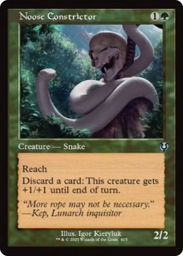Noose Constrictor (Retro Frame) [Innistrad Remastered] | Odin's Place